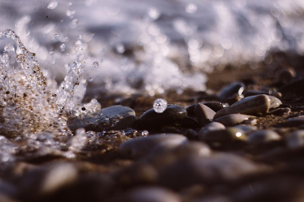 Free Image of Water and Stone  