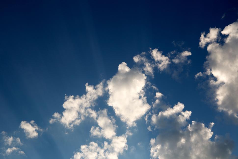 Free Image of Blue Sky and Clouds  