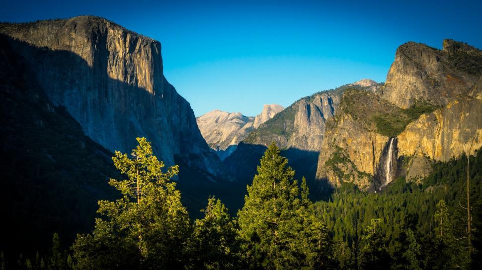 Free Image of Yosemite Valley with Trees  