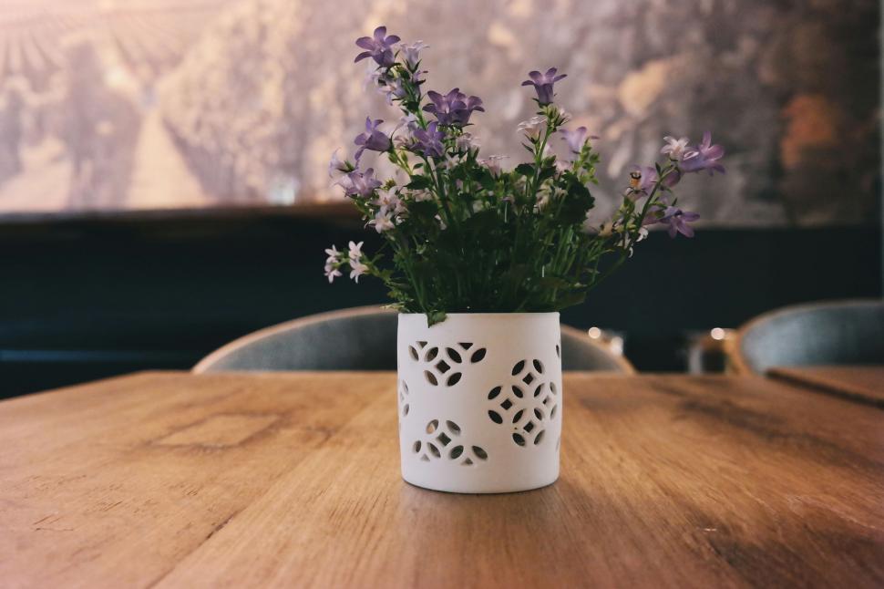 Free Image of Small flower vase  