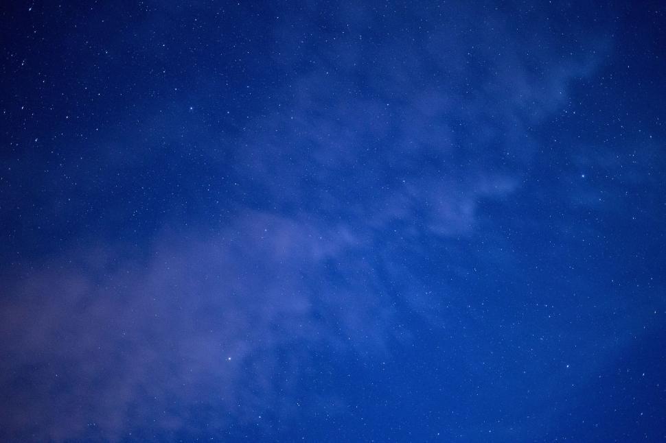 Free Image of Blue Sky and Stars  