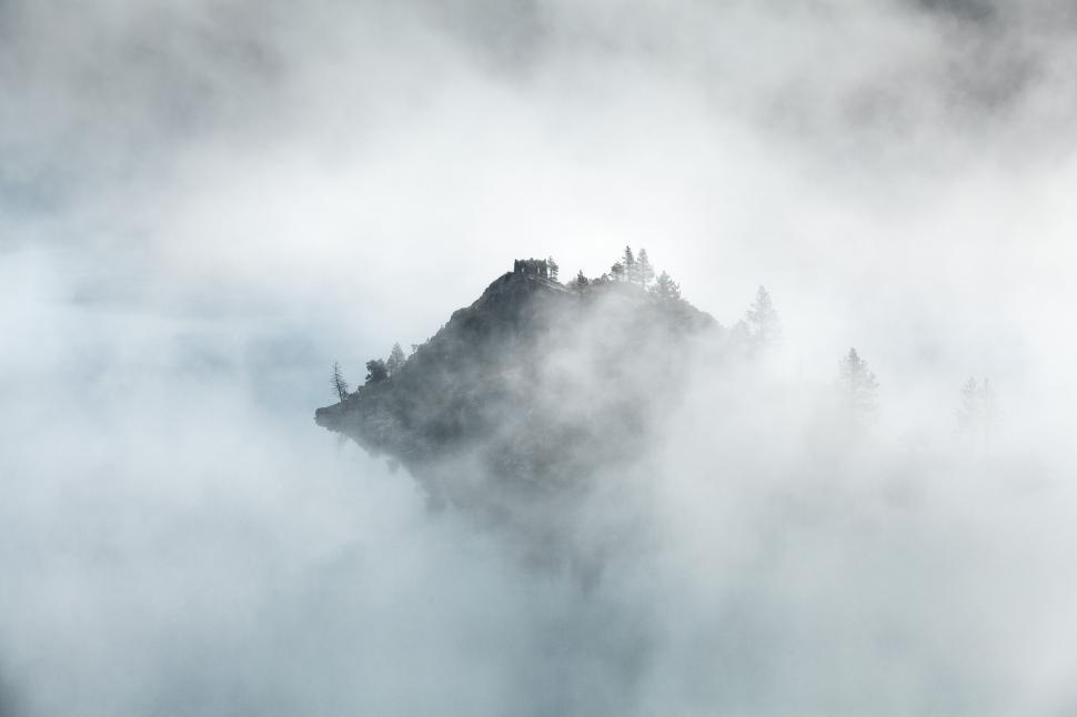 Free Image of Fog and Clouds  