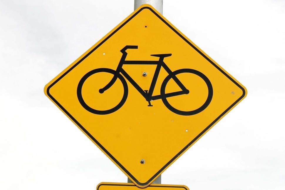 Free Image of Bicycle sign 