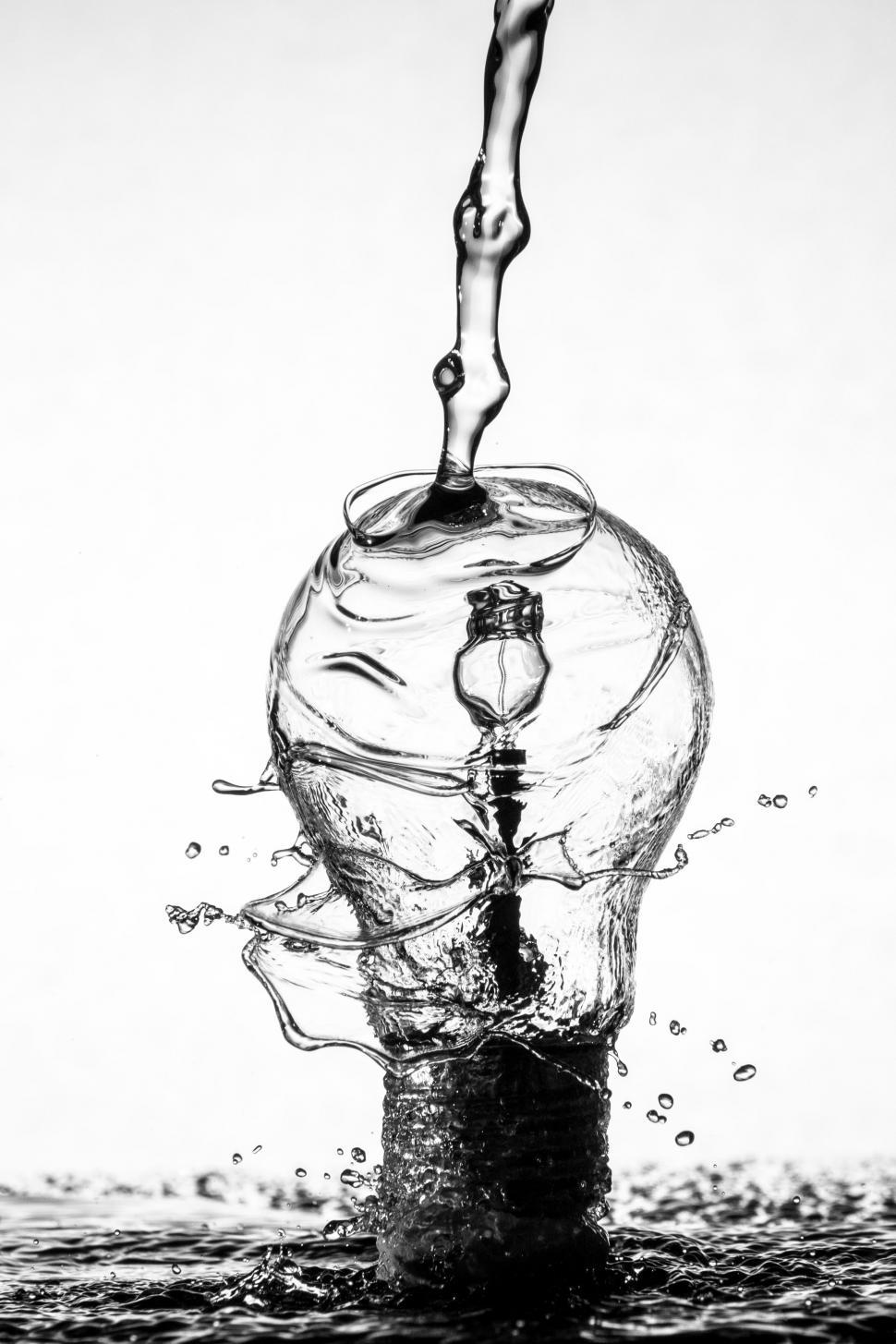 Free Image of Water on bulb  