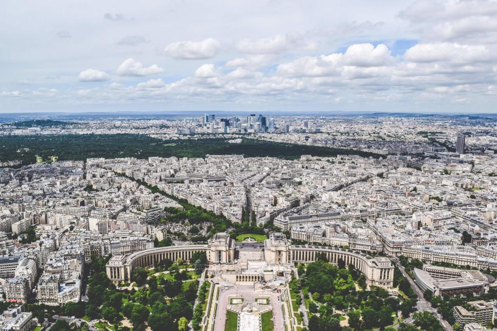 Free Image of Paris from Above  