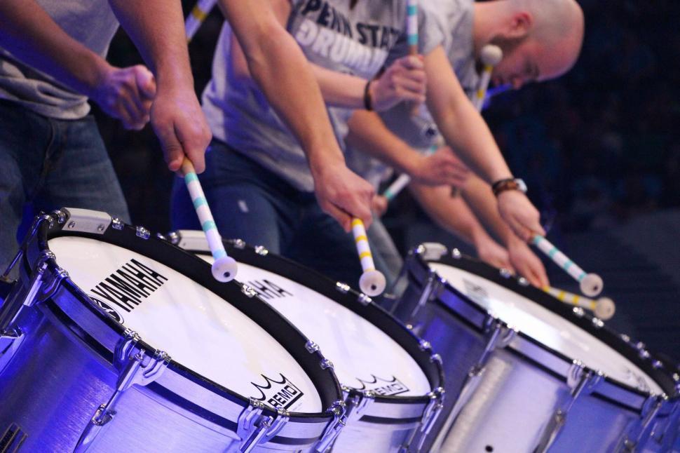 Free Image of Three Drummers 