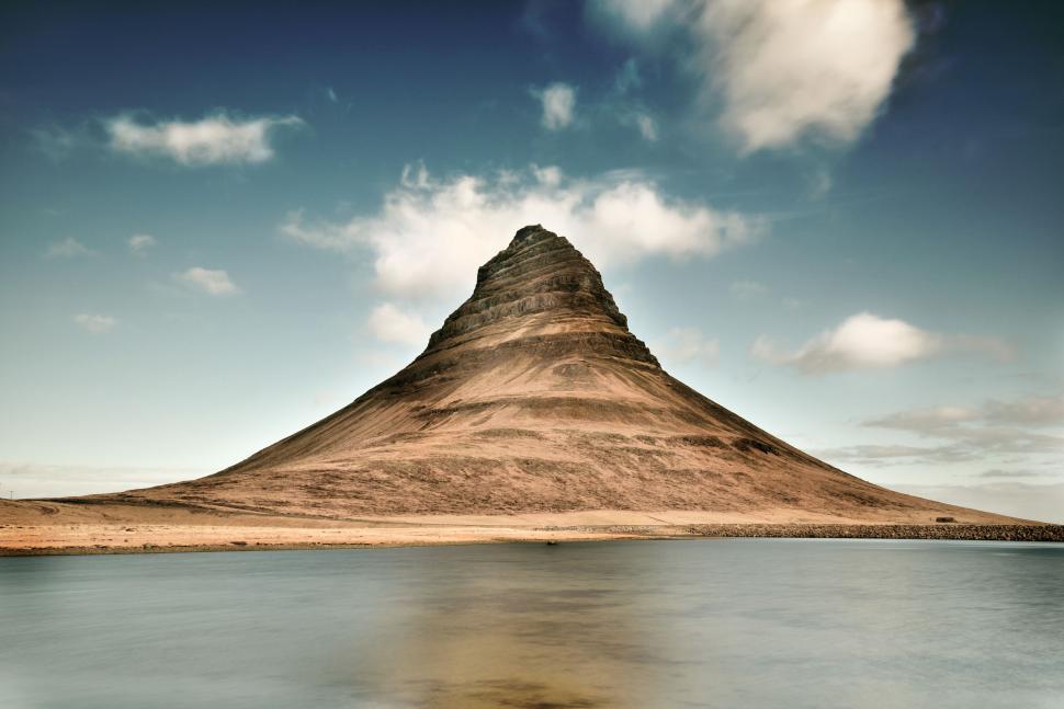 Free Image of Kirkjufell Mountain in Iceland 