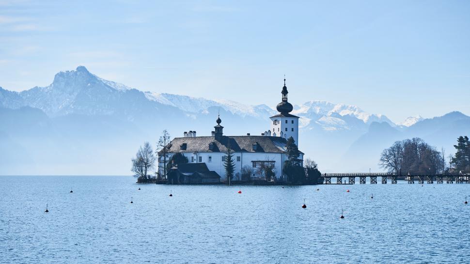 Free Image of Building and Lake - Austria 