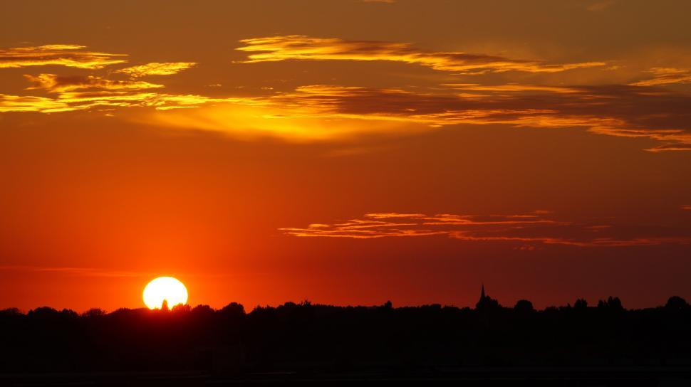 Free Image of Golden Sunset  