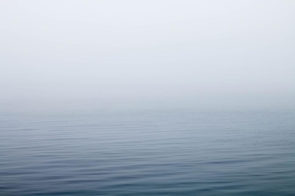 Free Image of Foggy Sea  