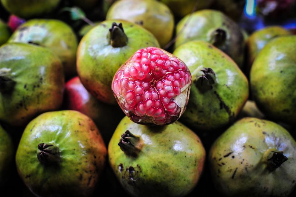 Free Image of Green pomegranate 