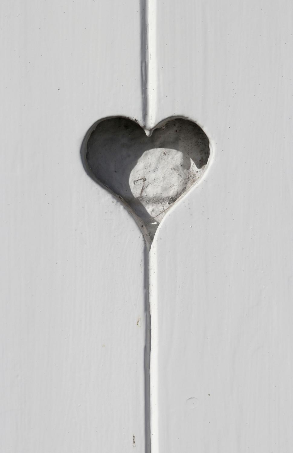 Free Image of Heart Shape on Wall  