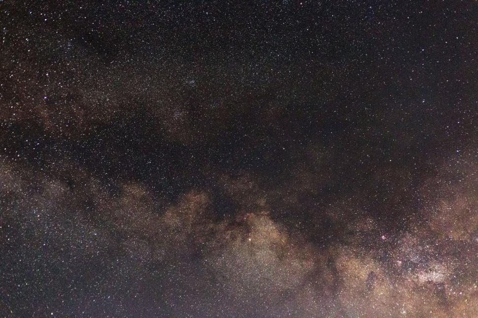Free Image of View of night sky filled with stars  