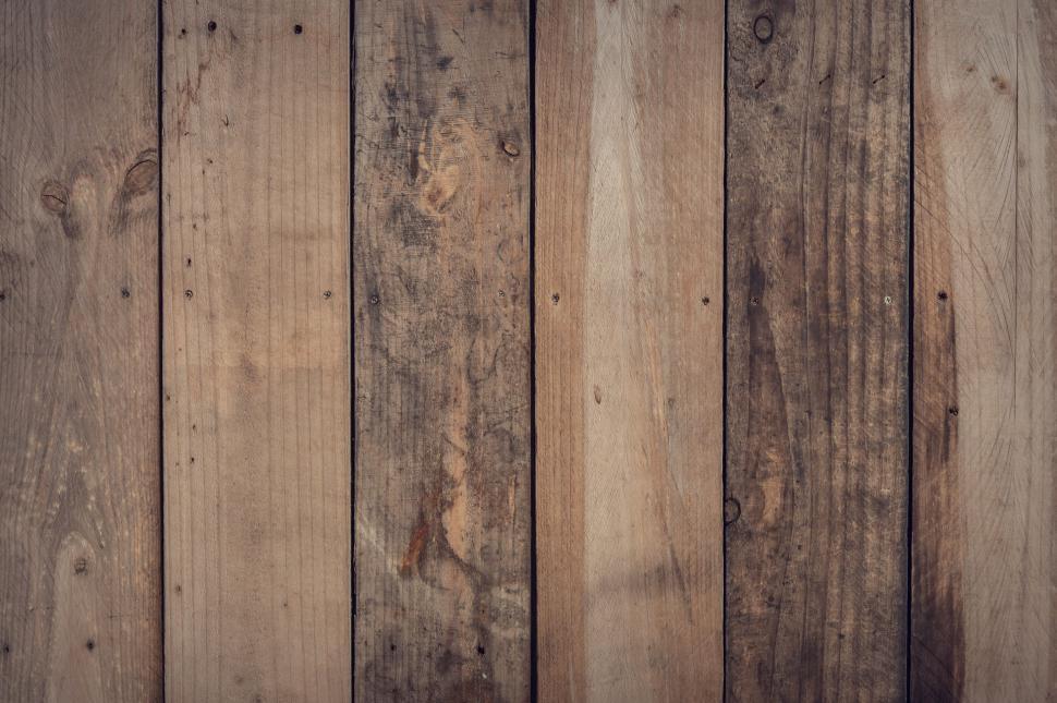 Free Image of Wooden Planks with Iron Nails  