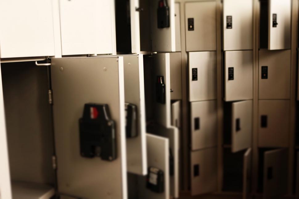 Free Image of Lockers cabinets 
