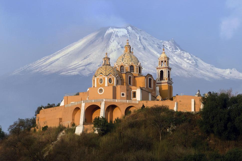 Free Image of Shrine of Our Lady of Remedies in Mexico  