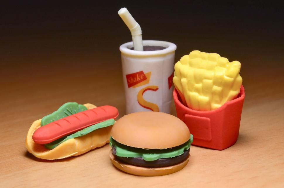 Free Image of Rubber Food Toys 