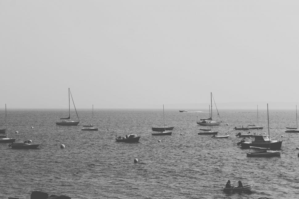 Free Image of Boats in Sea  