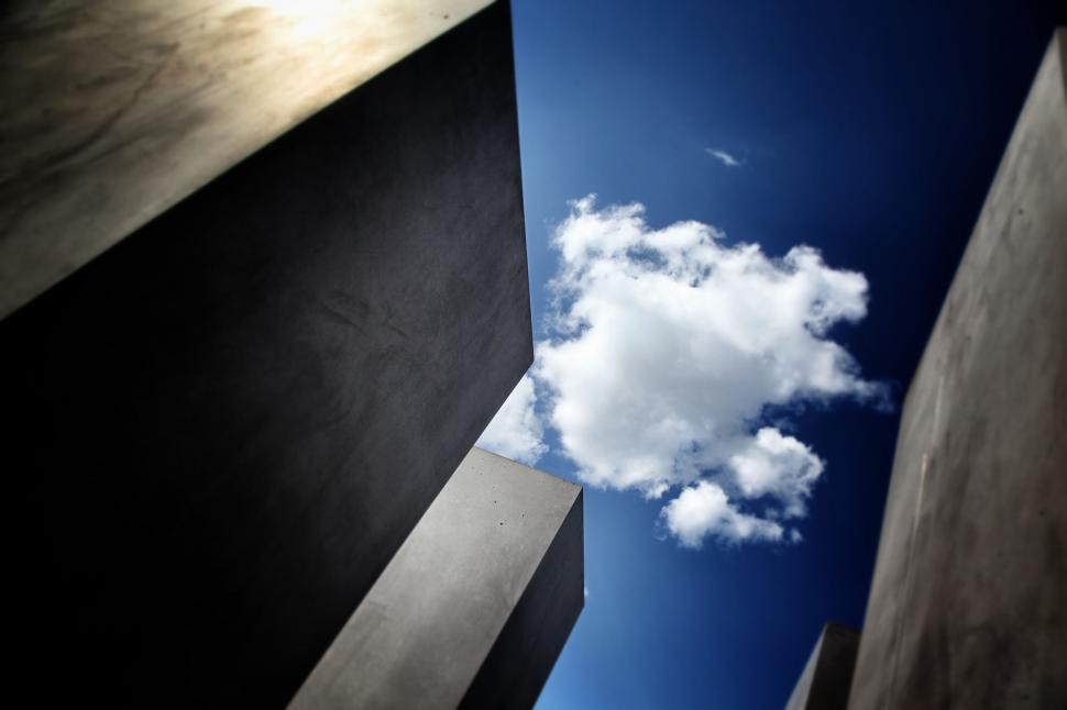 Free Image of Pillars and Clouds  