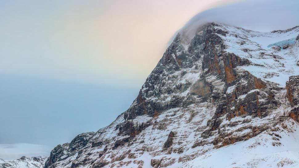 Free Image of North face of the Eiger mountain 