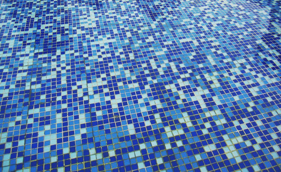 Free Image of Mosaic tiles and swimming pool 