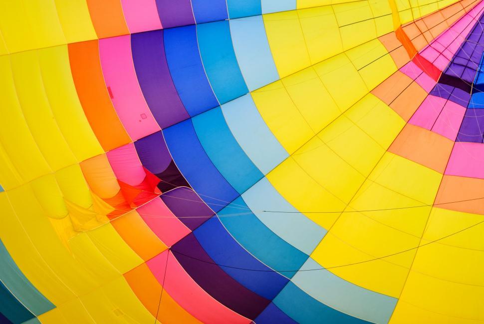 Free Image of Colorful Hot Air Balloon - Background  
