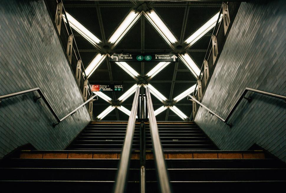 Free Image of Empty Stairs at Railway Station 