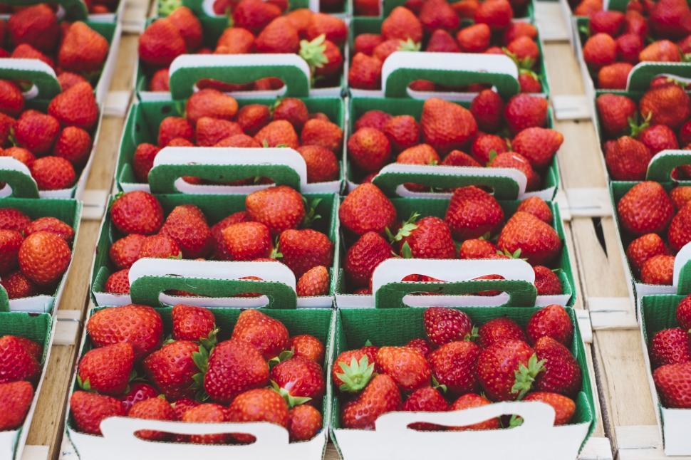 Free Image of Strawberries for Sale  