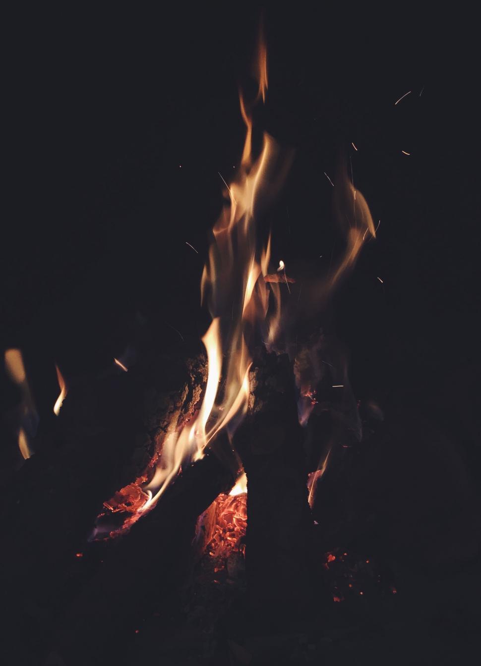 Free Image of Bonfire Flame  