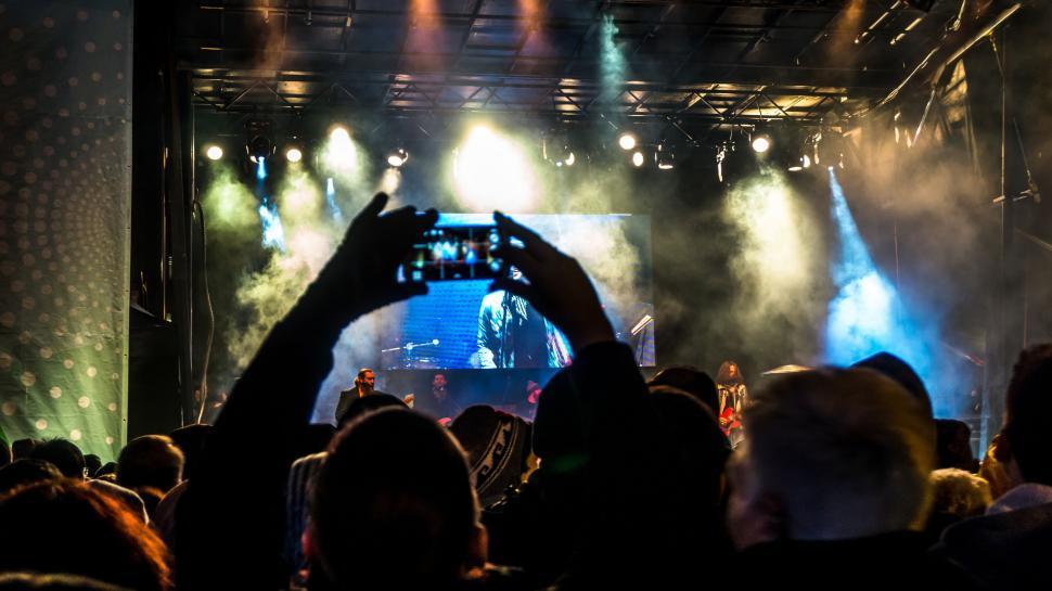Free Image of Live Music Concert with people  