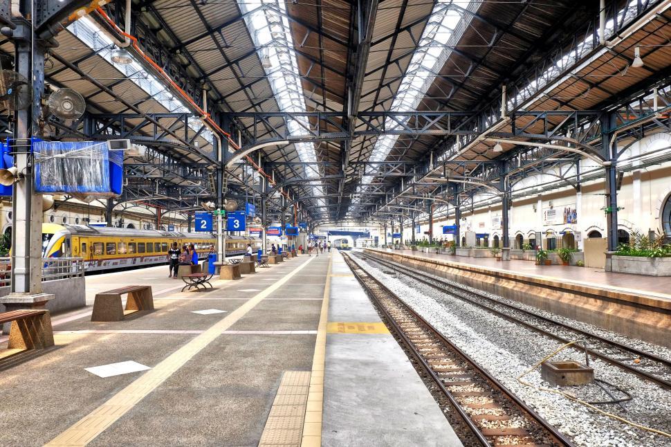 Free Image of Platform of Railway Station 