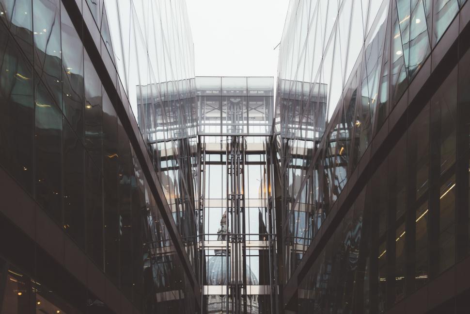 Free Image of Steel and Glass Building  