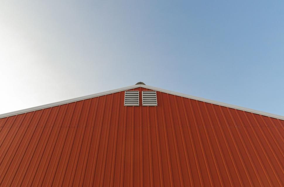 Free Image of Corrugated Metal House 