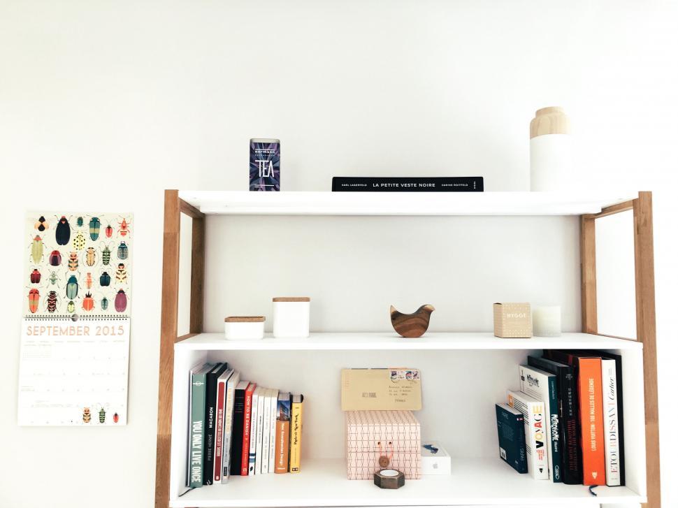 Free Image of Shelves in room 