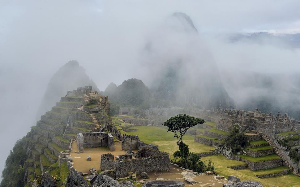 Free Image of Huayna Picchu Mountain in Peru 