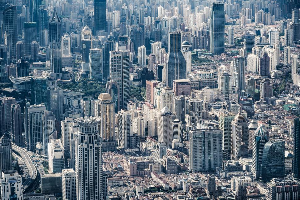 Free Image of City Buildings From Above  