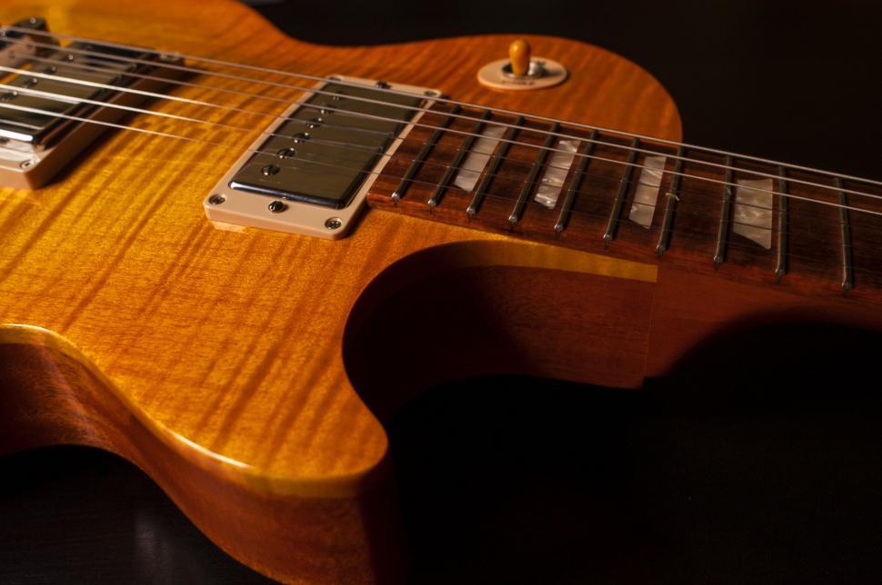 Free Image of Wooden Guitar  