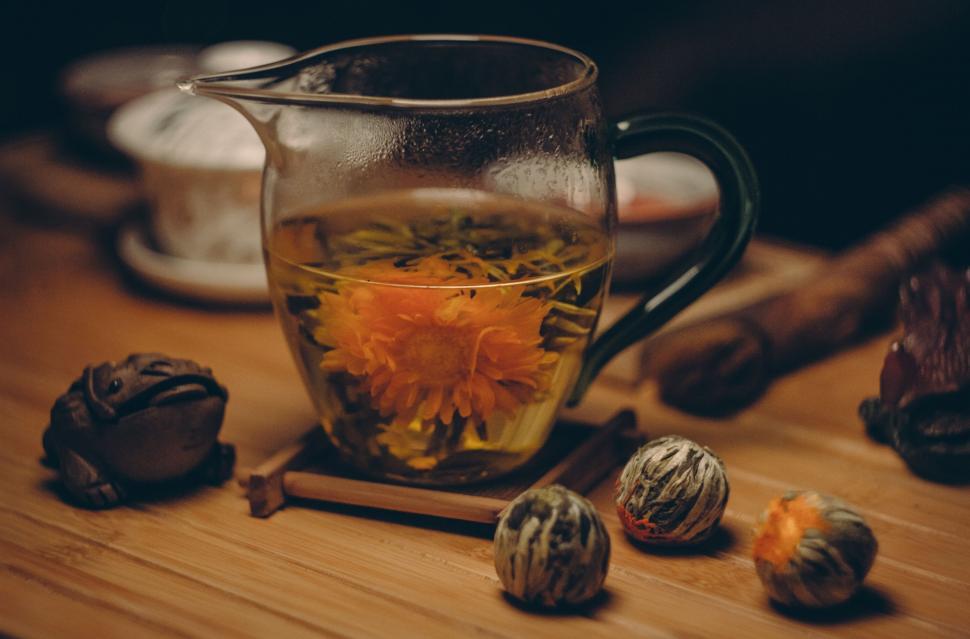 Free Image of Hot Flowering tea 