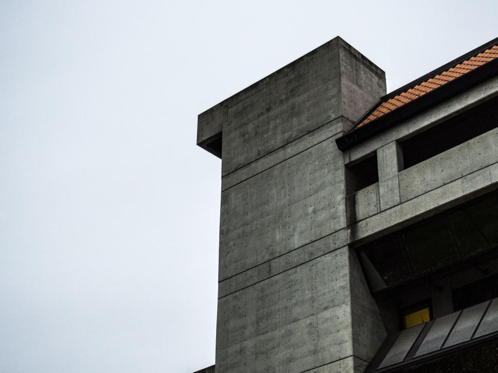 Free Image of School Building with concrete wall  