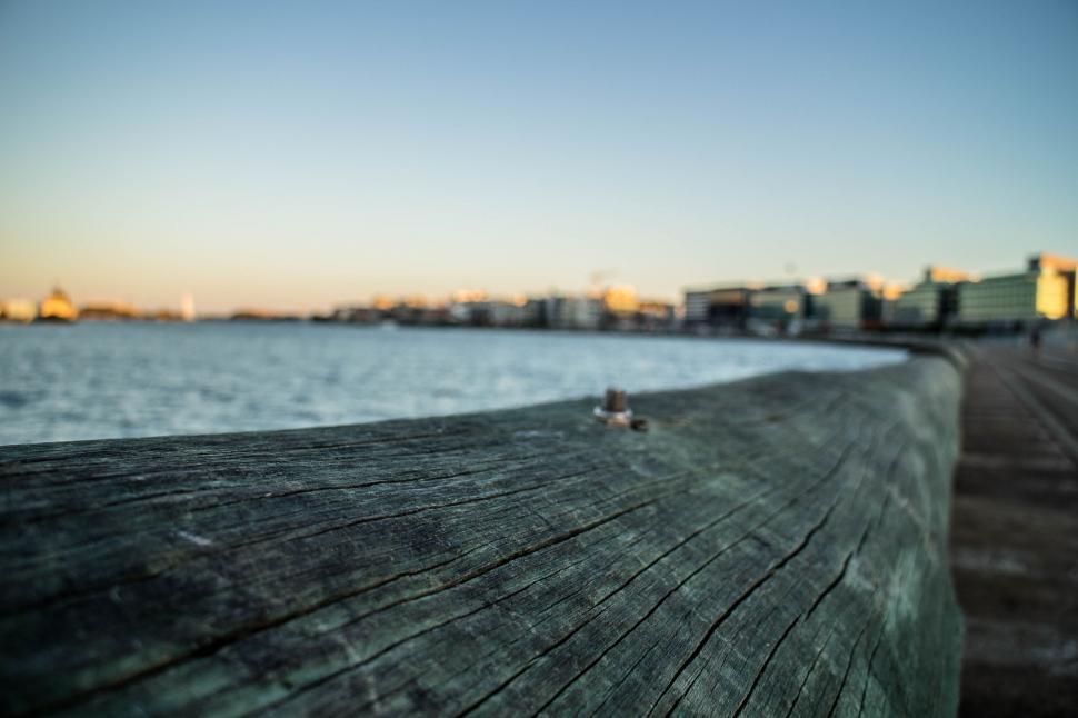 Free Image of Wooden Pier Fence 