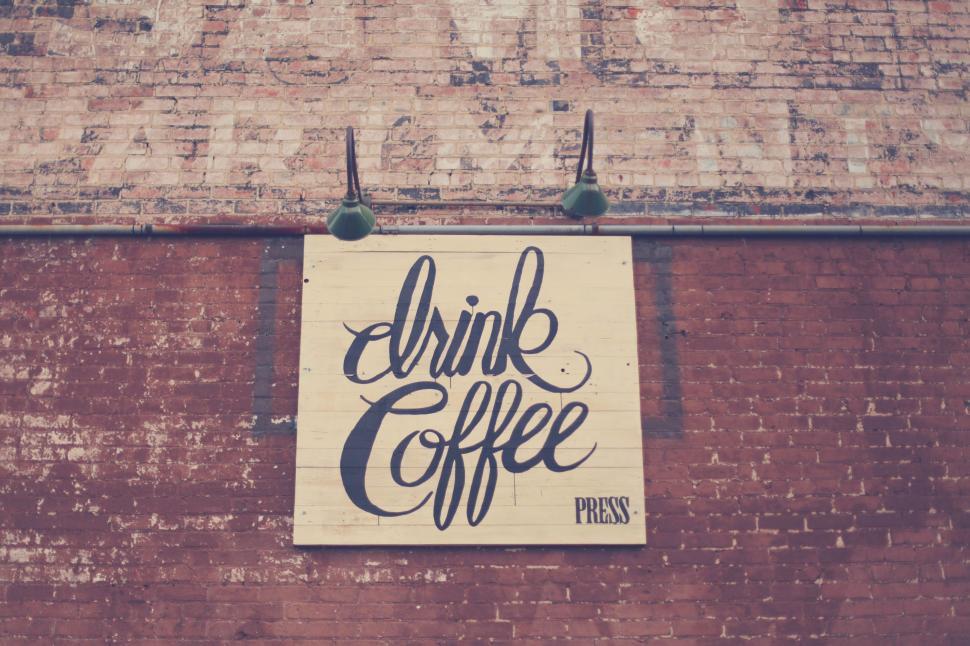 Free Image of Drink coffee board  