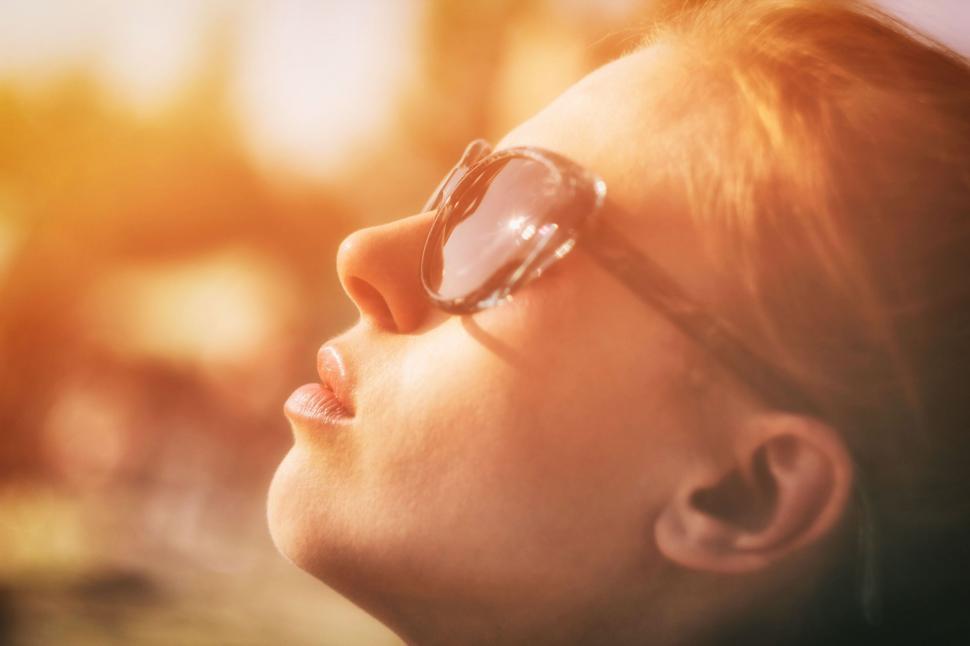 Free Image of Side View of Woman in Sunglasses  