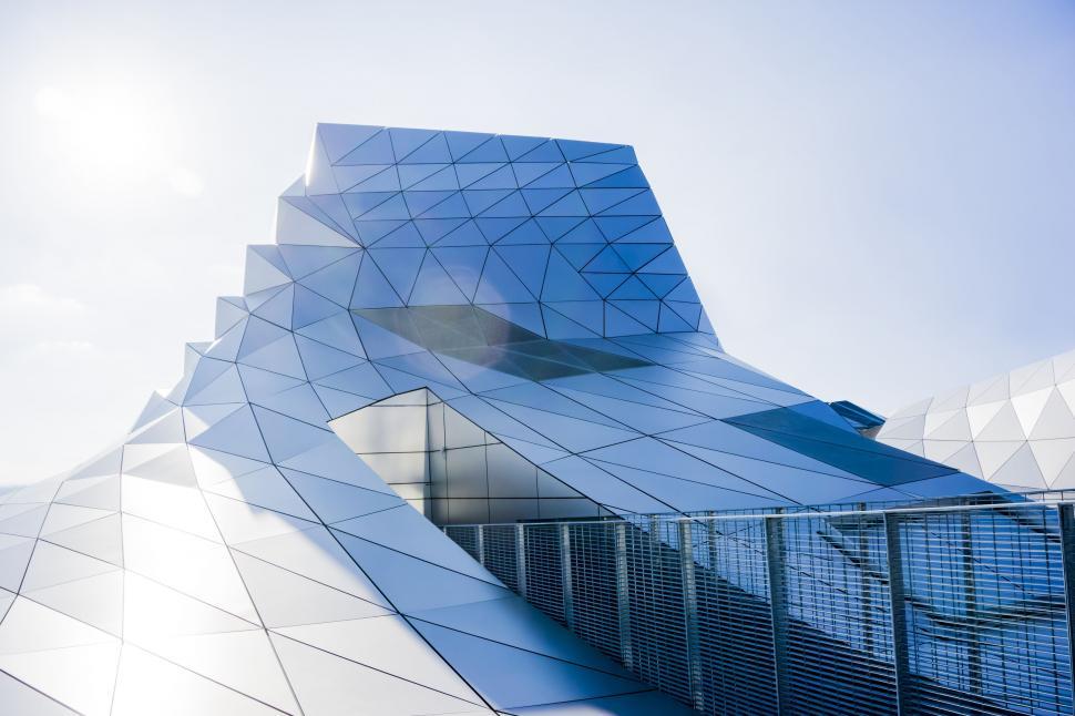 Free Image of Modern Glass Building  