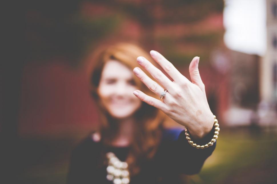 Free Image of Woman and Wedding Ring  