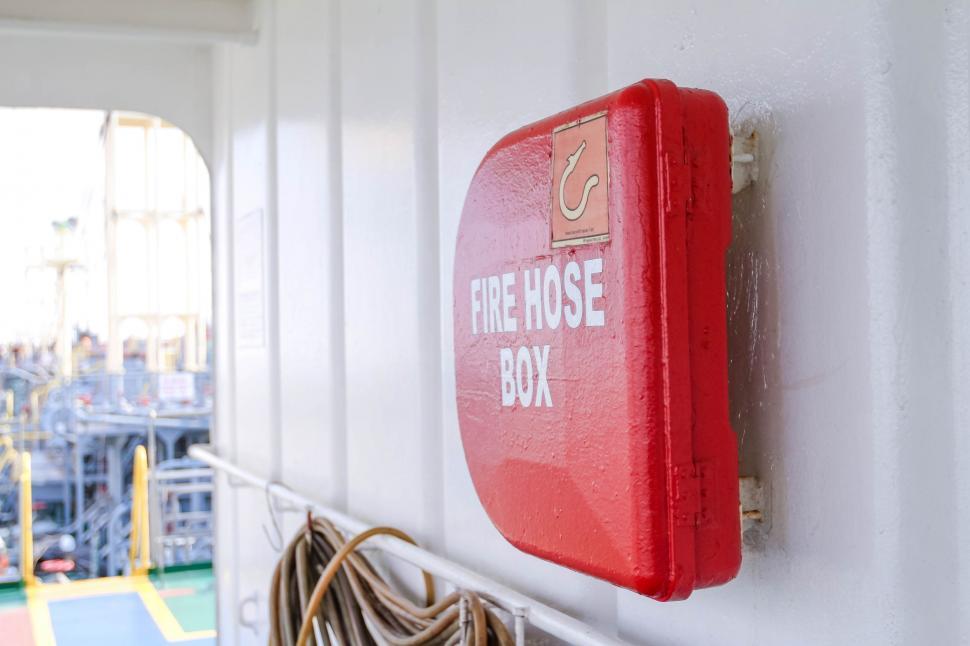 Free Image of Fire Hose Box  