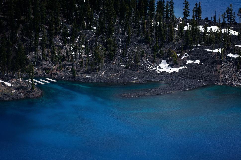 Free Image of Blue Water Lake  