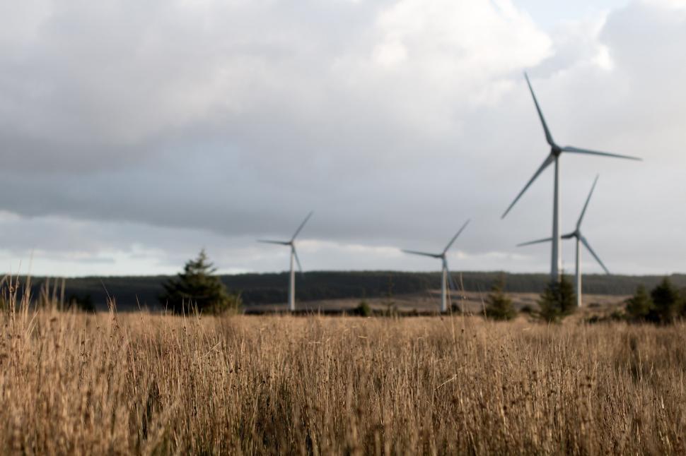 Free Image of Wind turbines 