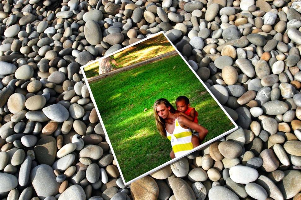 Free Image of Picture and Pebble Stones 
