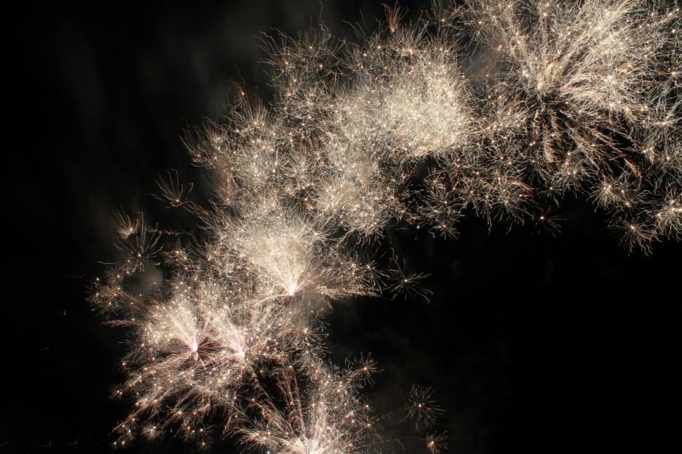 Free Image of Fireworks in Sky  