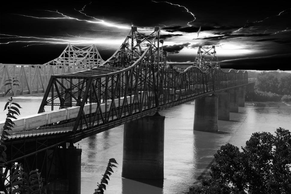 Free Image of Railroad bridge 